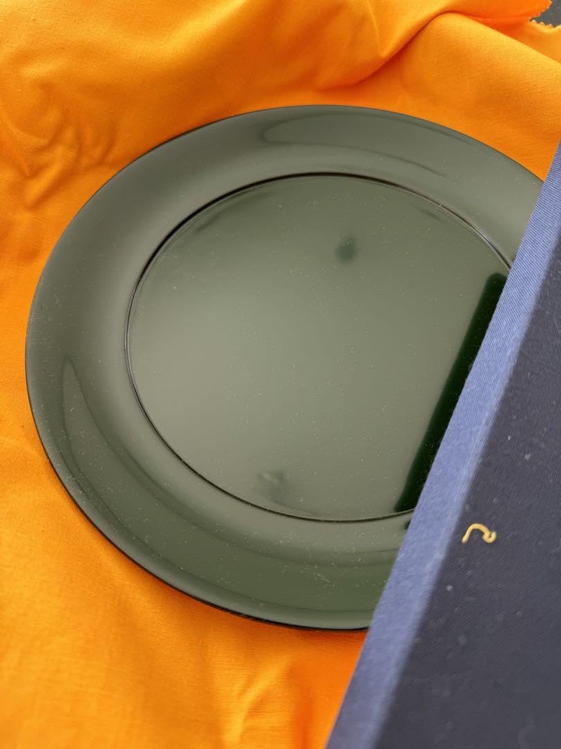 15万のお品　本物輪島塗　深緑　盛り皿　お正月にも 15万のお品本物輪島塗深緑盛り皿お正月にも